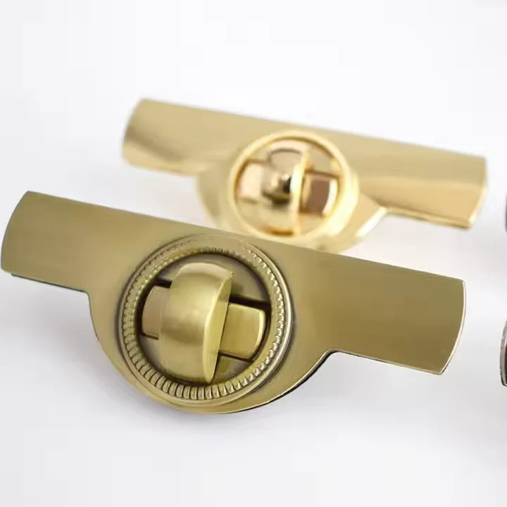 MZ Hardware Four Colors High Quality Hardware Accessories Handbag Locks Twist Turn Locks Clasps Closure Bag Metal Lock