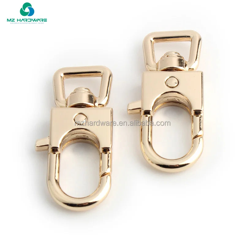 MZ Zinc Alloy Metal Swivel Snap Hook Plated Swivel Eye Bolt Trigger Snap Clips & Pet Snap Hook for Handbags and Luggage