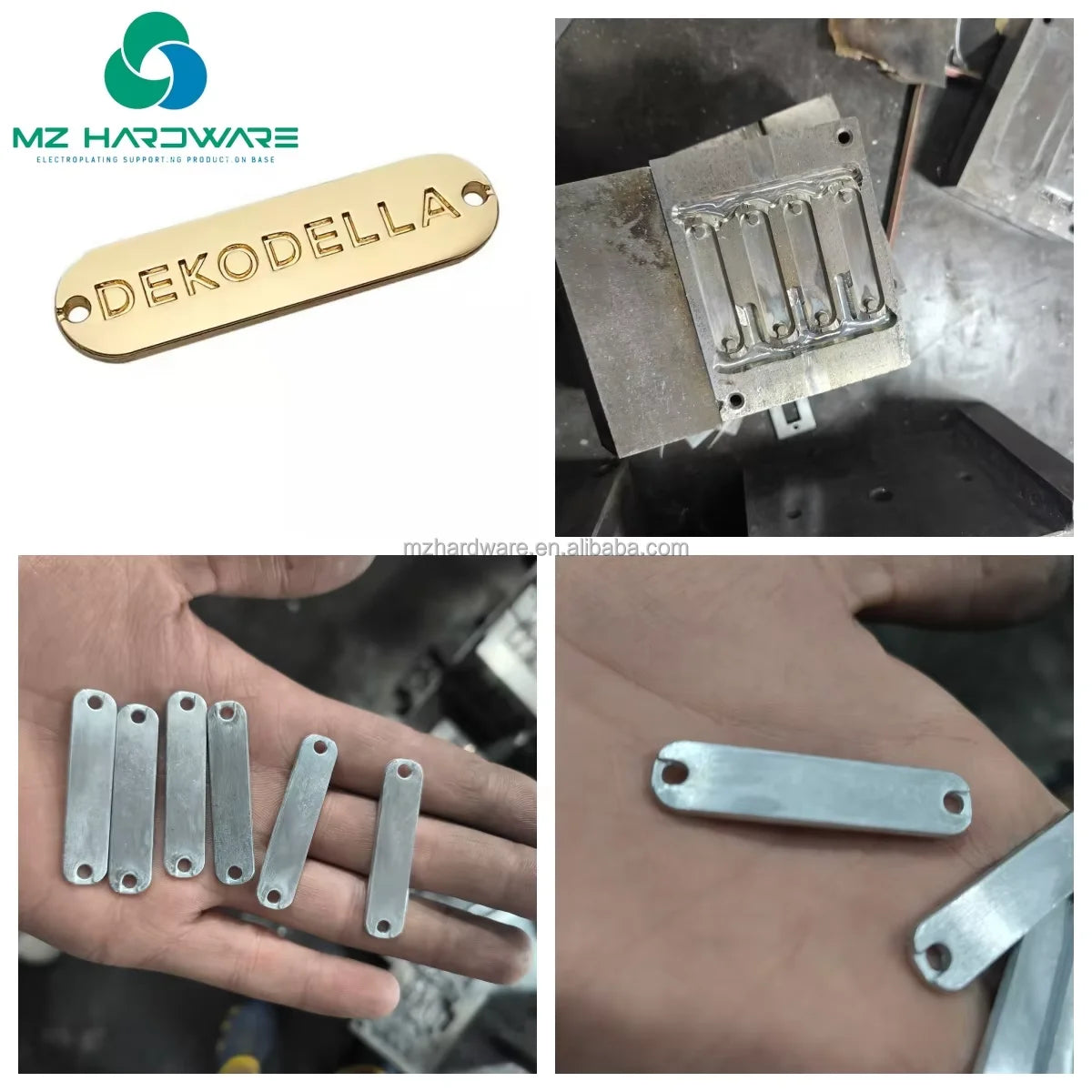 MZhardware Custom Brand Logo/Size Wholesale Clothing Tag Accessories Engraved Sewing Bag Labels for Handbags Garment Metal ISO