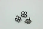 Wholesale Metal Flower Shape Decorated Buckle Accessories Small Flower Shoes Clasp Metal Bag Shoes Accessories
