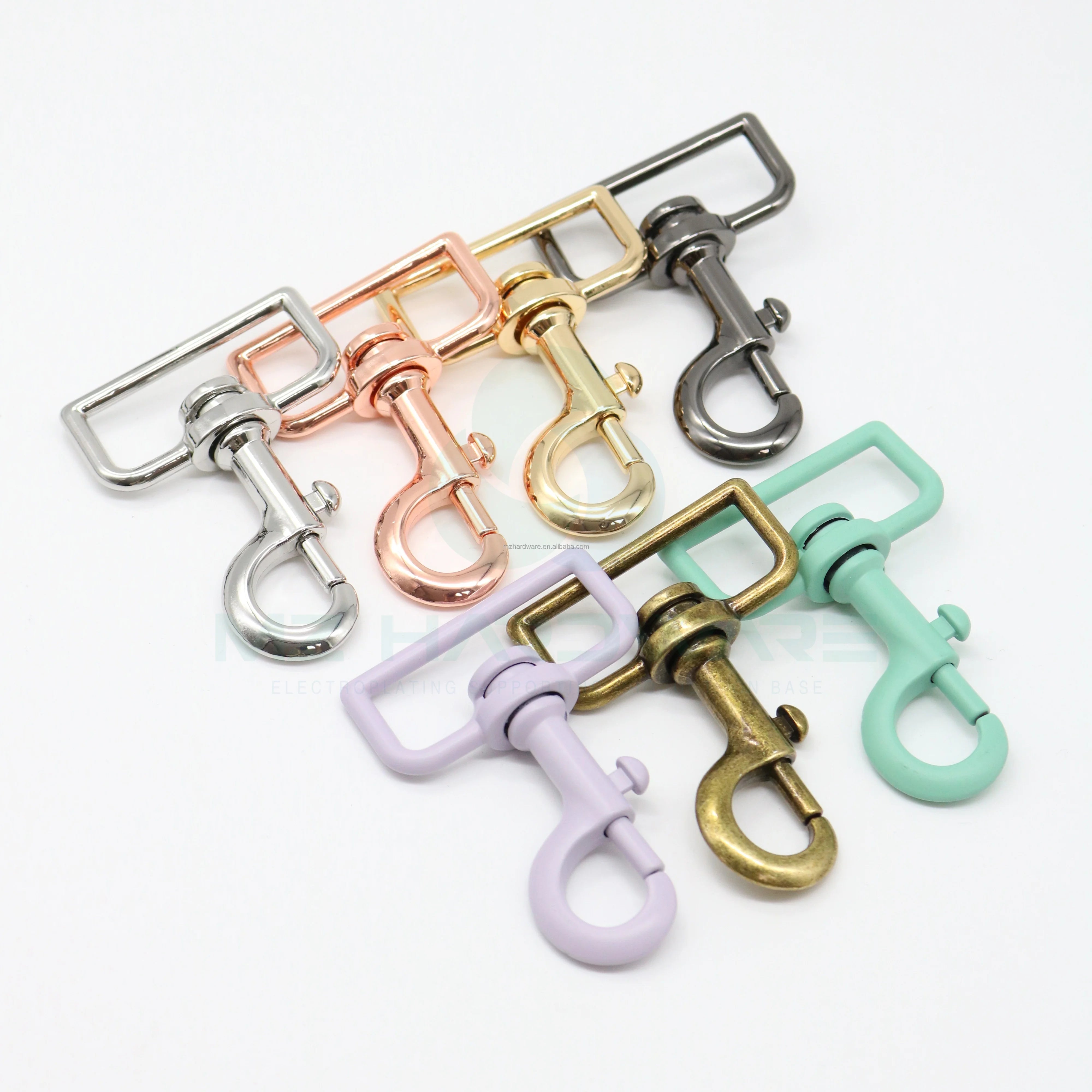 MZhardware Dog Collar Metal Strap Buckle D Ring Metal Colorful Adjustable Buckle for DIY  Dog Collar  Accessories