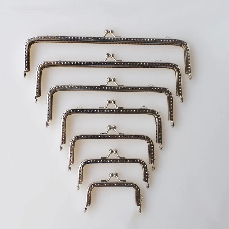 MZhardware Square Shape Purse Frame Metal Frame for Purse DIY Bag Accessories 6.5CM 8.5CM 10.5CM 12.5CM 15CM 18CM 20CM