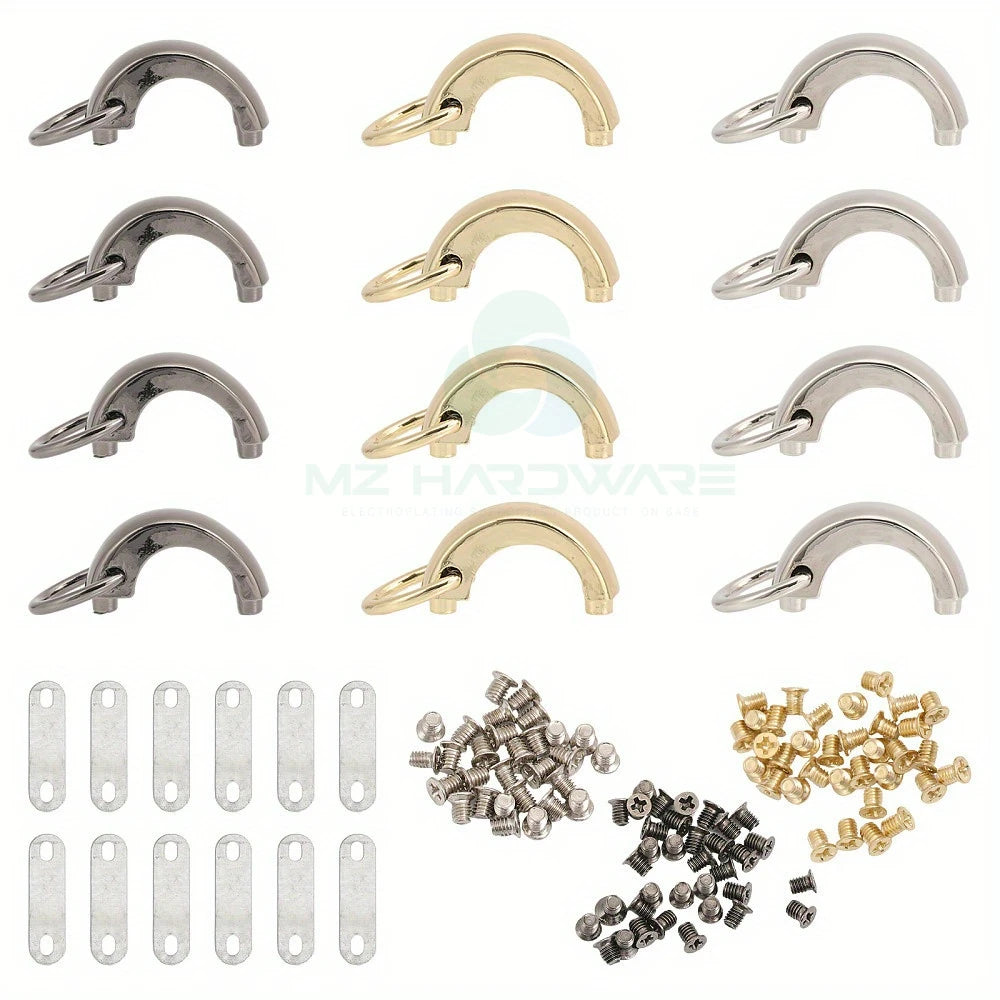 MZhardware Arch Zinc Alloy Bag Connector Buckles Special Accessories for DIY Wallet and Bag Making