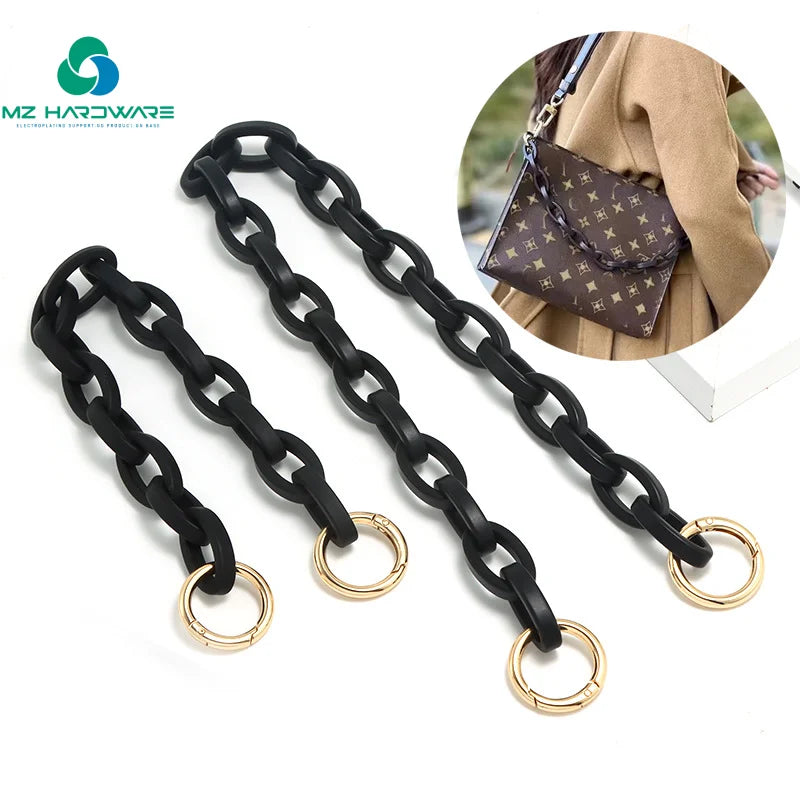 Factory Bag Strap Decorative Chain for Women Bag Plastic Connecting Accessories DIY Chain Detachable Colorfast Resin Chain