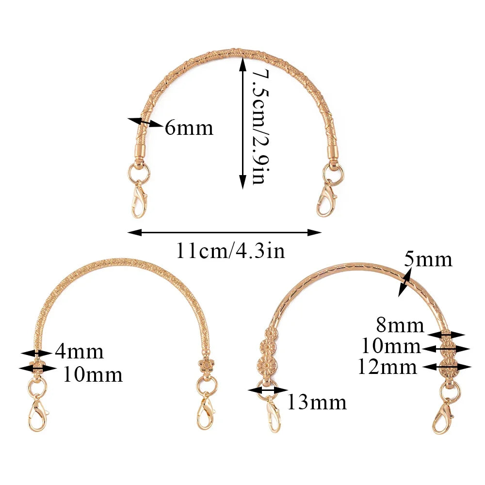 MZhardware Bag Handle Replacement DIY Crafts Handbag Shoulder Bags Part Women Casual Handbags Parts Bag Accessories