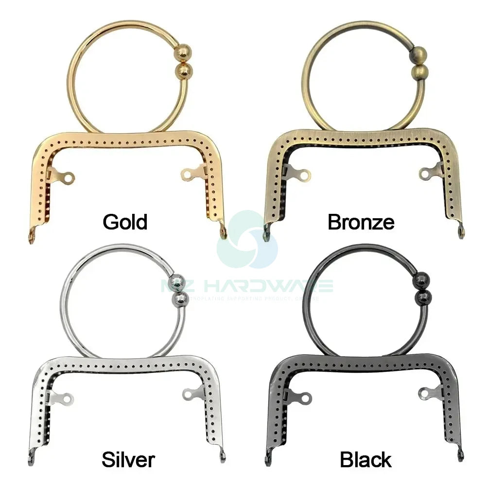 MZhardware Mini Metal Purse Frame Kiss Clasp Bag Hardware Vintage Bag Kiss Clasp Lock Purse Clasp Frame Handle Bag Accessories