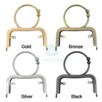MZhardware Mini Metal Purse Frame Kiss Clasp Bag Hardware Vintage Bag Kiss Clasp Lock Purse Clasp Frame Handle Bag Accessories