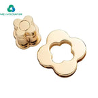 Handbag Accessories Bag Flower Shape Bag Locks and Clasps Decoration Twist Lock for Handbag Leather