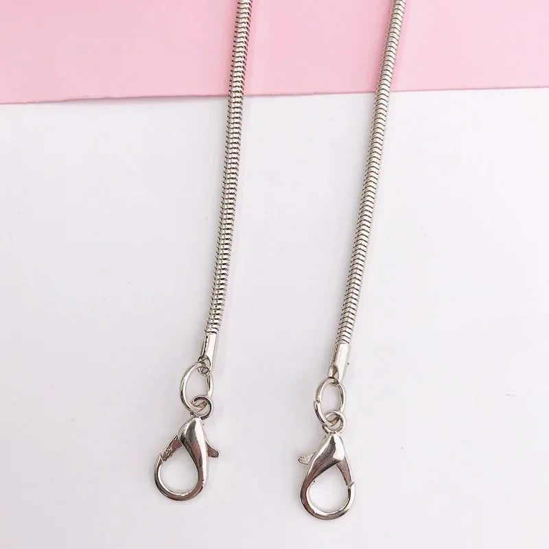 Metal Phone Chain Diy Wholesale Aluminum Designs Cloth Cutting Iron Metal New Gold Color Saw Chain for Girl Handbag