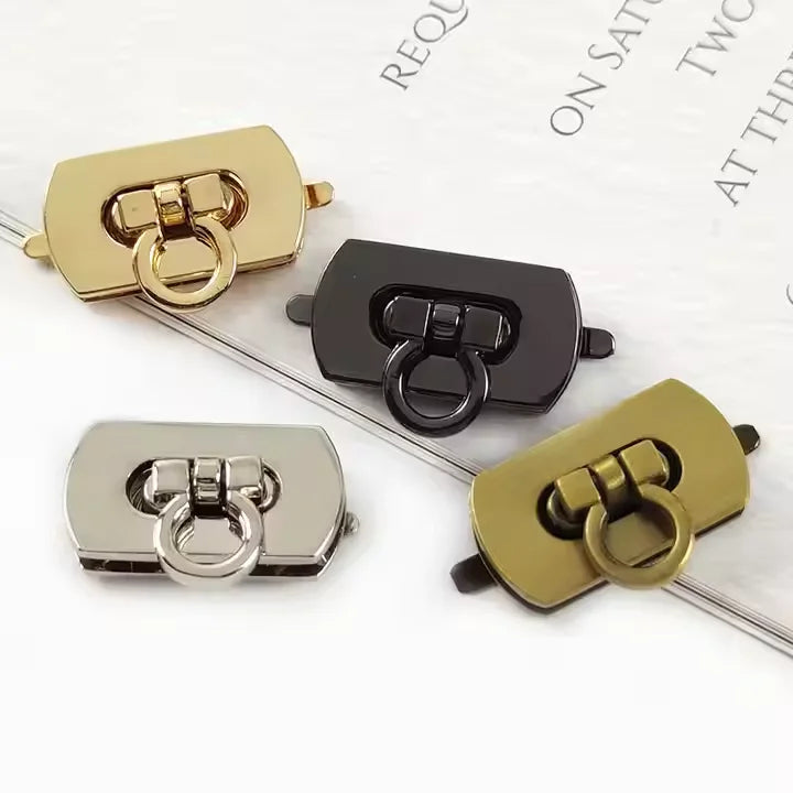 MZ Hardware Use Friendly Handbag Hardware Accessories Luggage Die-cast Latch Bag Latch Butterfly Lock