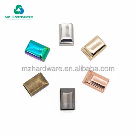 MZhardware Custom Metal Accessories Zinc Alloy Bag Strap Buckle Garment End Clip Classic Zipper Stopper Portable Bag Zipper End