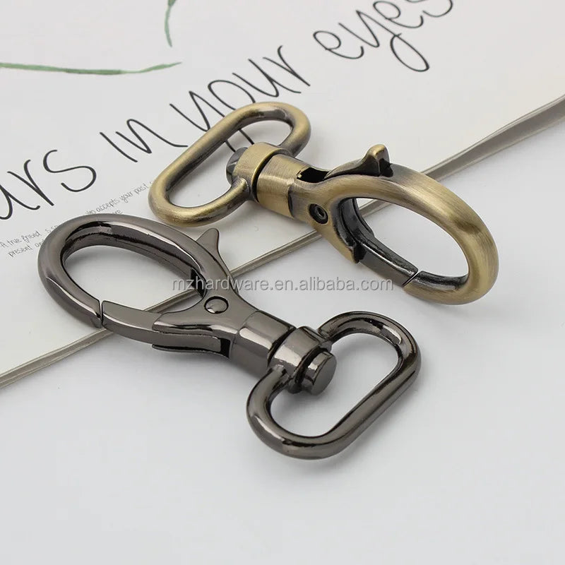 MZ Factory-Direct Adjustable Zinc Alloy Metal Dog Hook Swivel Snap High Quality Handbag Accessories Hardware for Bags