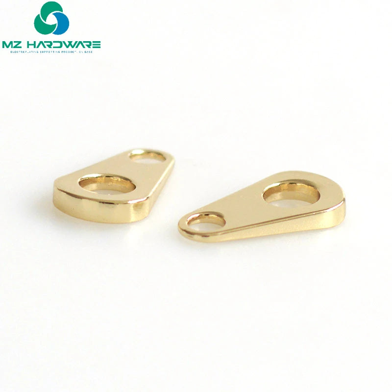 MZ New #5 Metal Round Pull Tab Hanging Plate Hollow Pull Card Thickened Zinc Alloy Material for Luggage Zipper Accessories