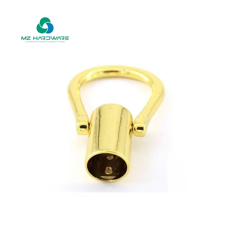 Factory Supply Bag Chain Stopper Buckle Metal Tassel Snap Golden Metal Activity Screw Clasp Hand Hook Handle Hardware