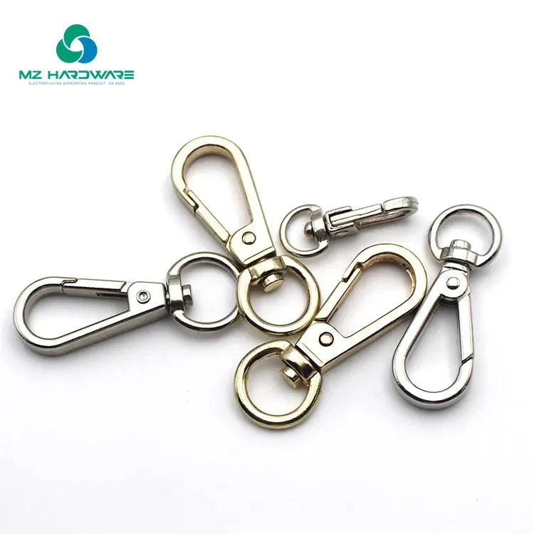 Chain Buckle Handbag Metal Hooks Keychain Dog Webbing Connection Luggage Bags Hardware Accessories Buckle with Tail Hook