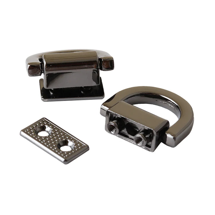Guangdong Bag Hardware Folding Handle Custom Fashion Luggage Hflight Case Handle for Handbag