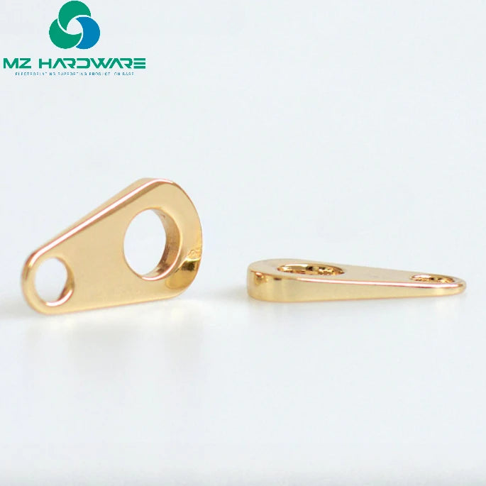 MZ New #5 Metal Round Pull Tab Hanging Plate Hollow Pull Card Thickened Zinc Alloy Material for Luggage Zipper Accessories