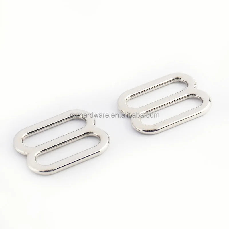 8-Shaped Strap Adjuster for Bra Coated Slider Metal Ring and Slider Underwear Accessories Bag Parts & Accessories
