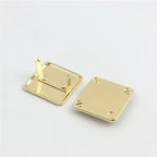 Factory Direct Sale Metal Logo Tags Carved Bag Accessories Handbag Metal Platemetal Plates Brand Logos for Handbag