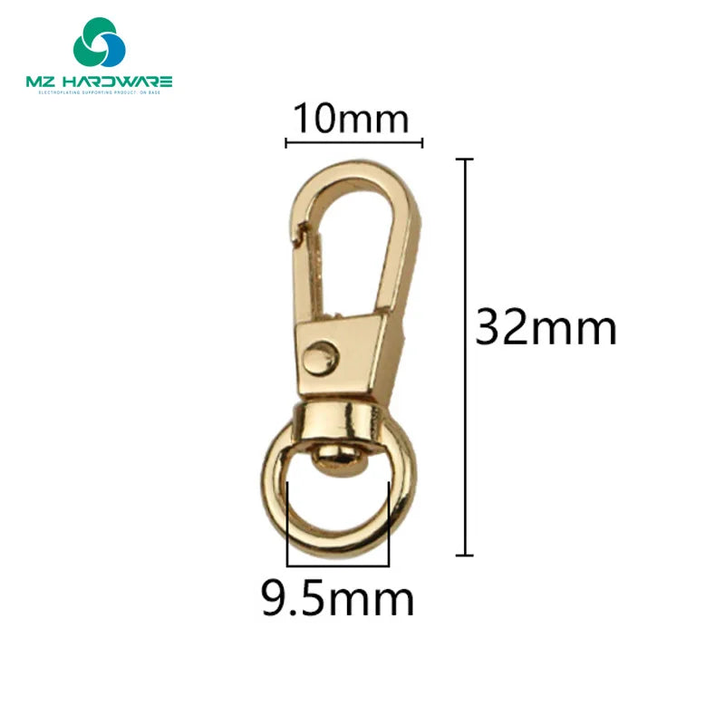 Chain Buckle Handbag Metal Hooks Keychain Dog Webbing Connection Luggage Bags Hardware Accessories Buckle with Tail Hook