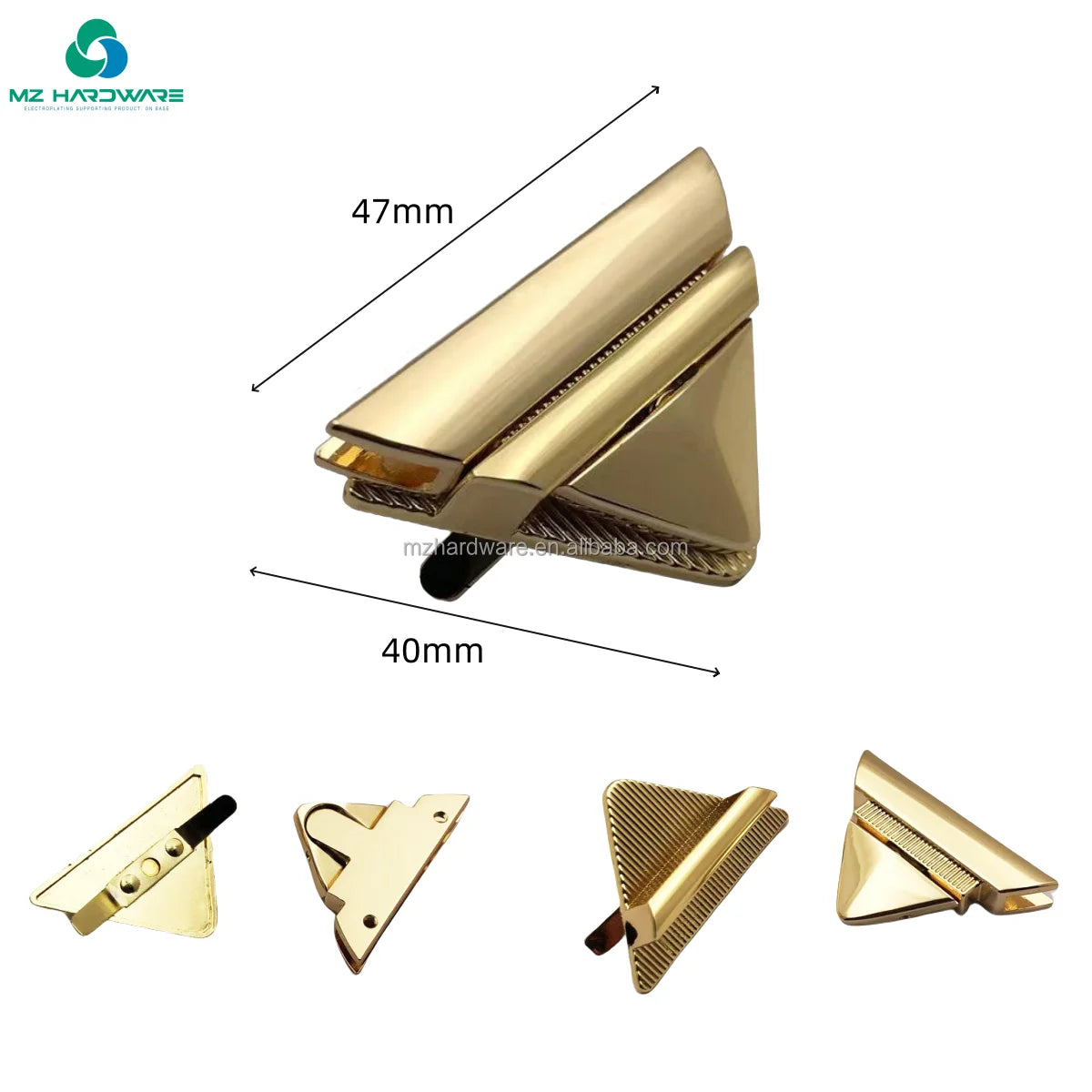 DIY Handmade Bags Purse Bag Lock Metal Accessories Twist Clasp Closures Handbag Decorative Closure Hardware Turn Lock