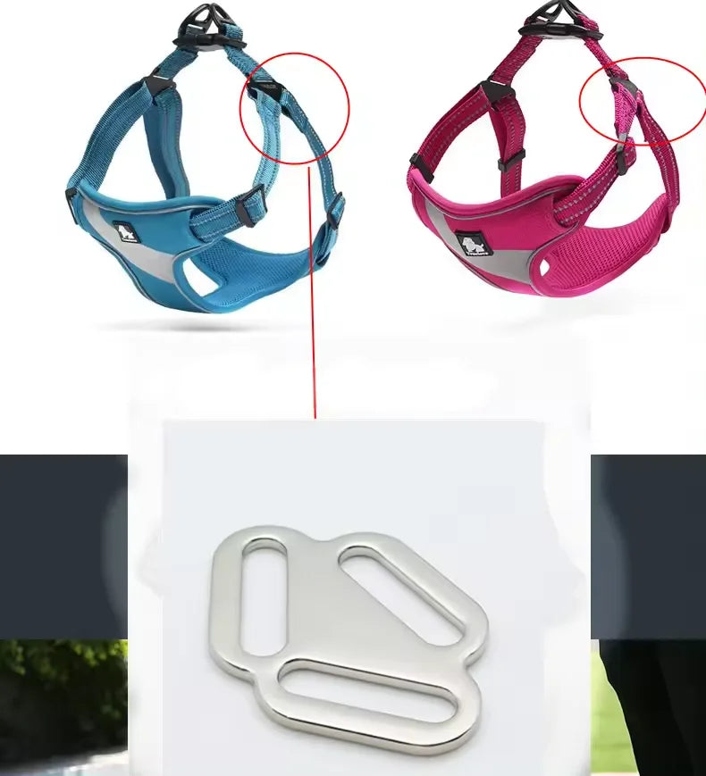 Cheap Price Curving Steel D Ring Zinc Alloy Triangle Buckle Sliding Belt Buckle D Ring Buckles Dog Collar Accessories