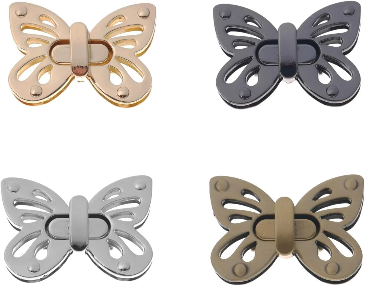 DIY Twist Turn Lock and Leather Belt Accessory Turn Lock Handbag Closure Hardware Metal Hardware for Handbag Making