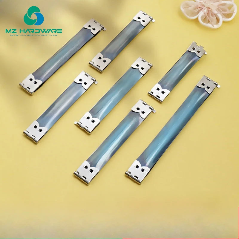 MZhardware Metal Internal Flex Frames Kiss Clasp Purse Frame Coin Handbag DIY Craft Hinges Clip Bag Kiss Lock Purse Frame