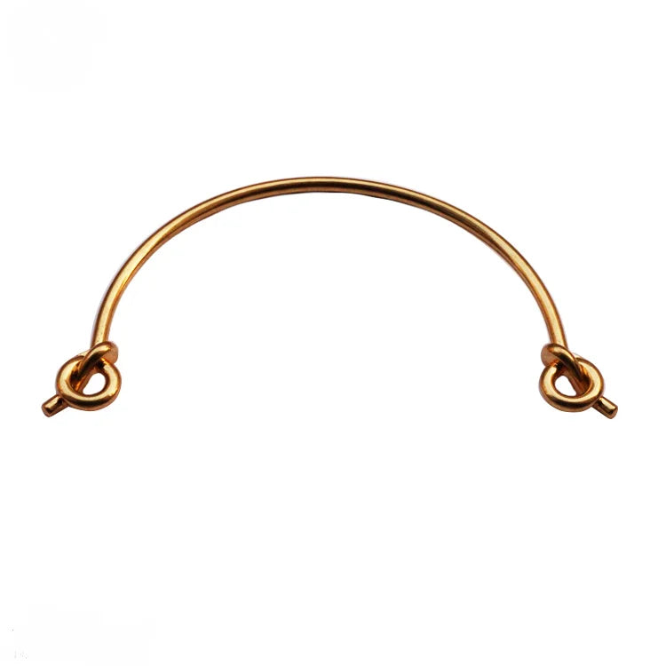 Hardware Accessories Handles Rings Bag Buckels D Rings Round Bag Handles Leather Bag Handles for Handbags