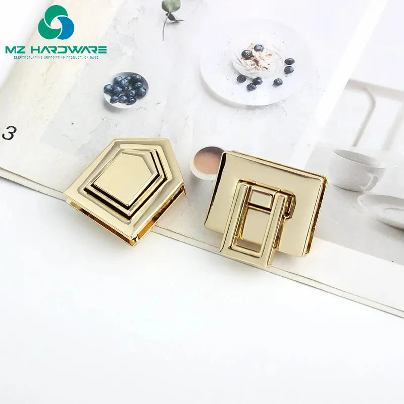 After-sales No Worries Metal Locks Bag  for Leather Handbags Purse Bags Totes Closures Snap Clasps DIY Craft Accessories