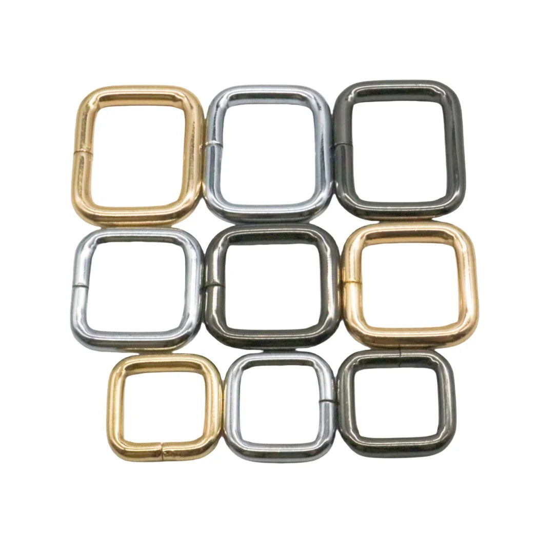 Alloy Openable Oval Ring Buckle Customized Size No Welded Wire O-Ring Buckle Leather Belt Bag Purse Strap Parts Accessories