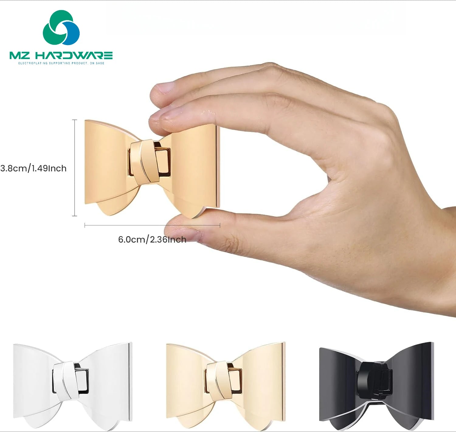 Bowknot Turn Lock Clasp Hardware Purse Twist Turn Locks Purse Bag Closure Clasp for DIY Purse Handbag Making Accessories