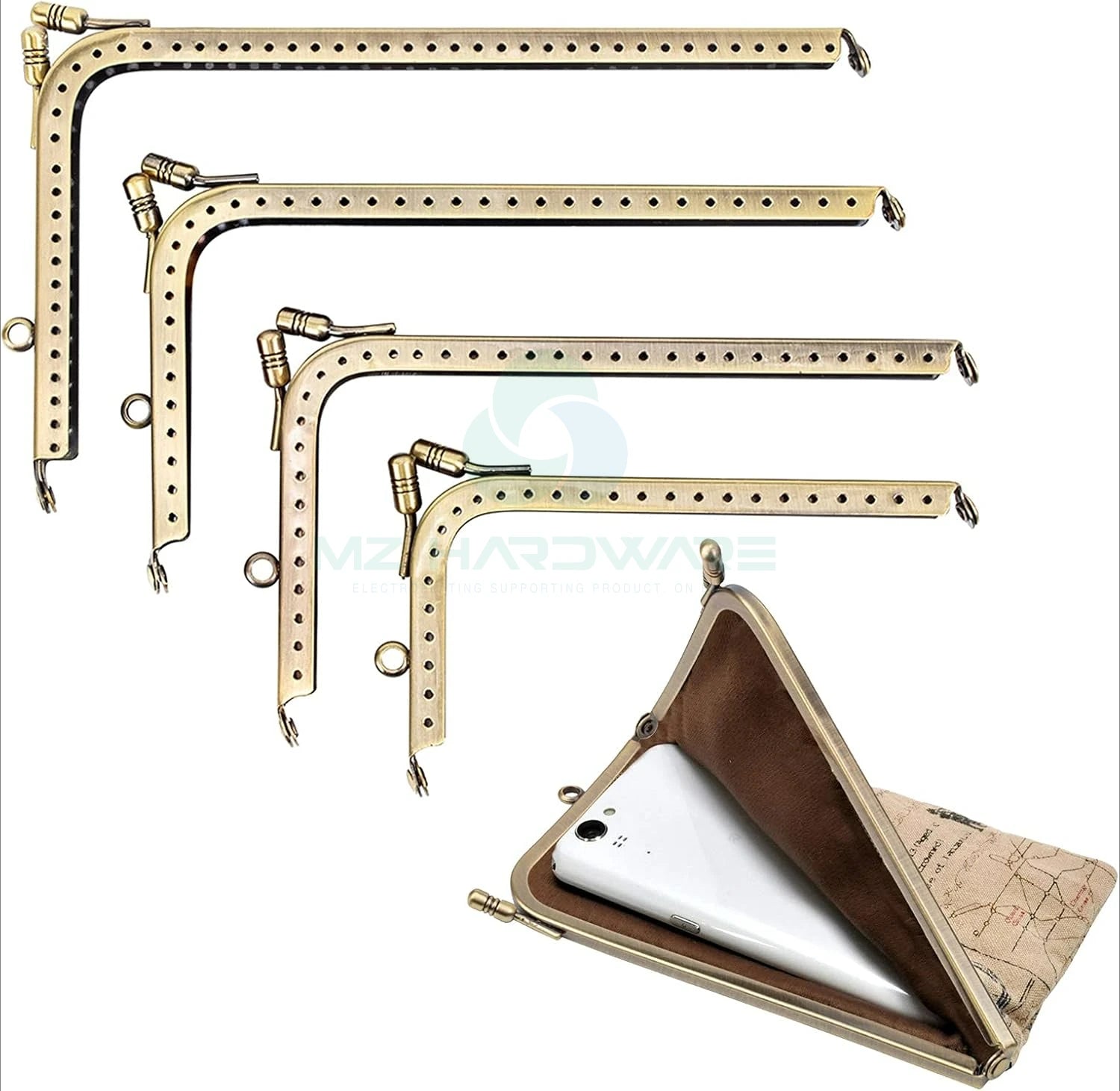 Metal DIY Bag Frames Evening Bag Box Clutch Purse Frame Bag Parts Metal Purse Frame for Handbag Creat Your Unique Handbag