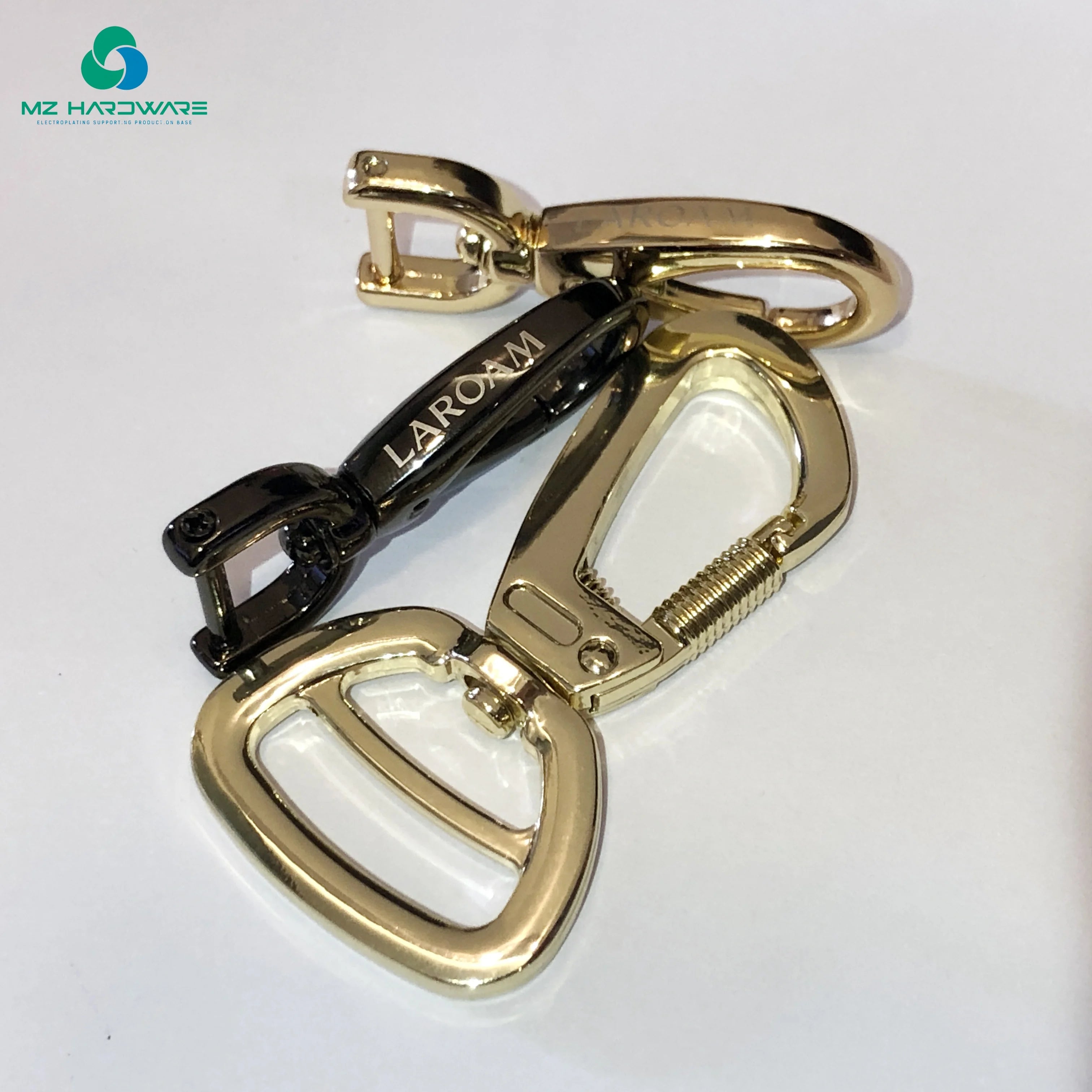 Metal Buckle Lock Clasp Safe Lobster  Swivel Ring for Securing Pets, Dog Leash Harness, Camping, Hiking, Keychains