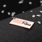 Customized Bag Accessories Metal Letter Word Phrase Tags Charms Stainless Steel Charm Letter