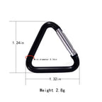 Cheap Carabiners Mini Carabiner Aluminum Alloy Triangle Spring Carabiner Hooks Snap Hook for Pet