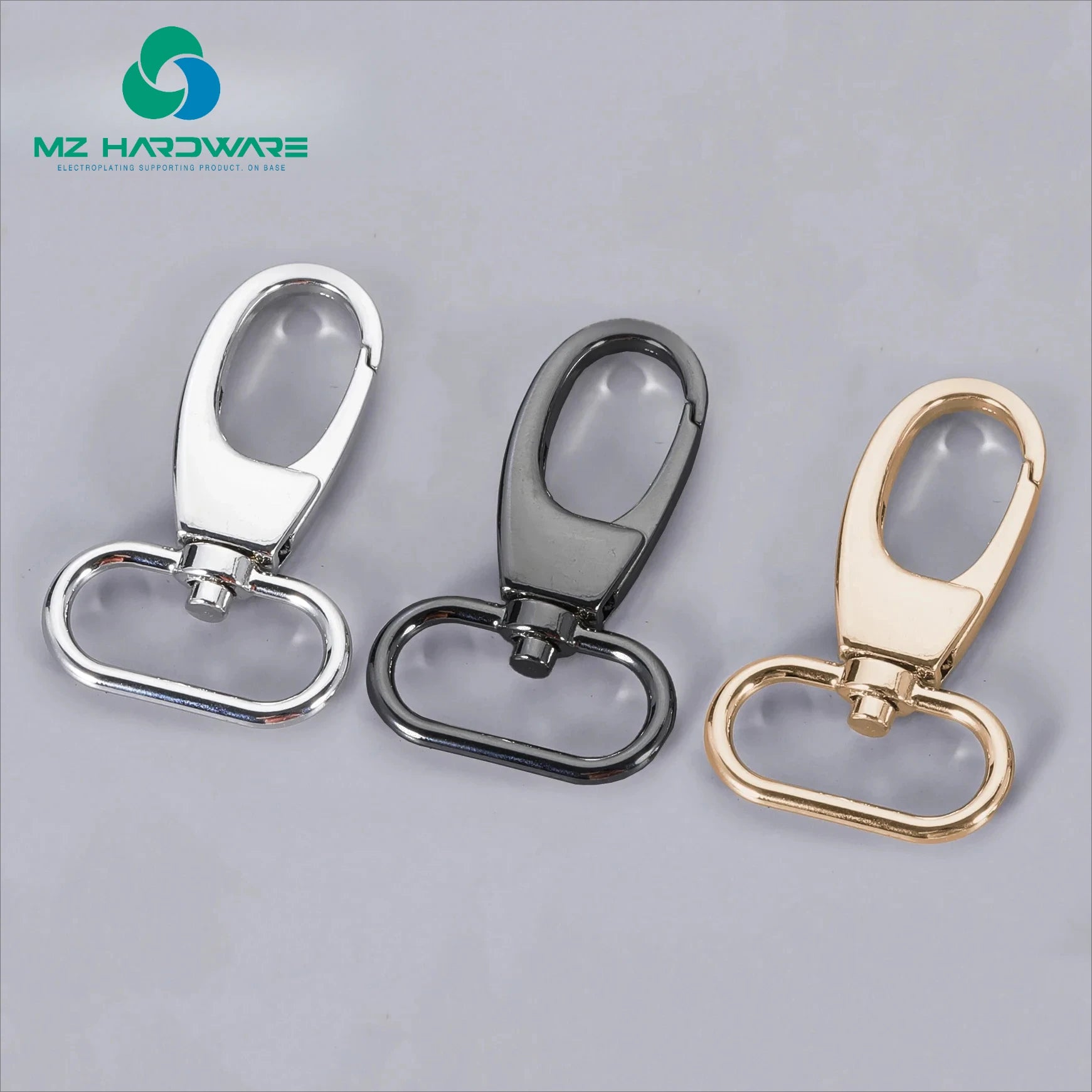 Eco-friendly Rack Plating Metal Alloy Lobster Clasps Swivel Trigger Snap Hook Buckle for Swivel Hooks for Purses