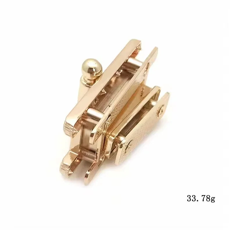 Custom Bag Lock Luxury Purse Lock for Leather Bags Purse Hardware Decoration Handbag Turn Lock