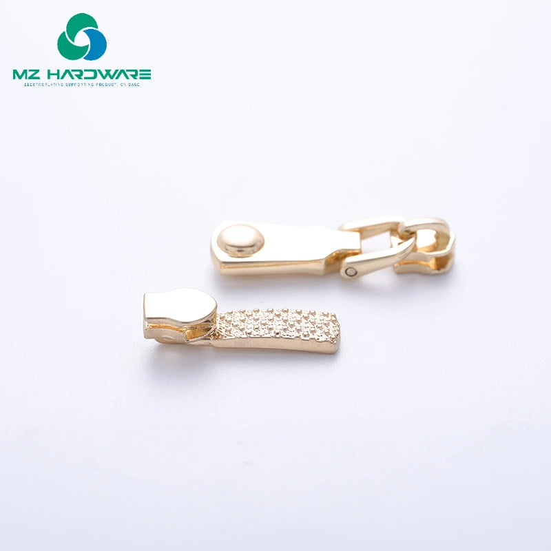 MZ 3#5# High Quality Metal Zipper Puller Zinc Alloy Wallet Small Puller Metal Zipper Puller for Luxury Ladies Bags and Clothe