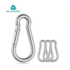Good Quality Metal  Steel Trigger Snap Hook Professional Metal Carabiner Key Chain for Pet Leash Dog Strong Bag Accessory