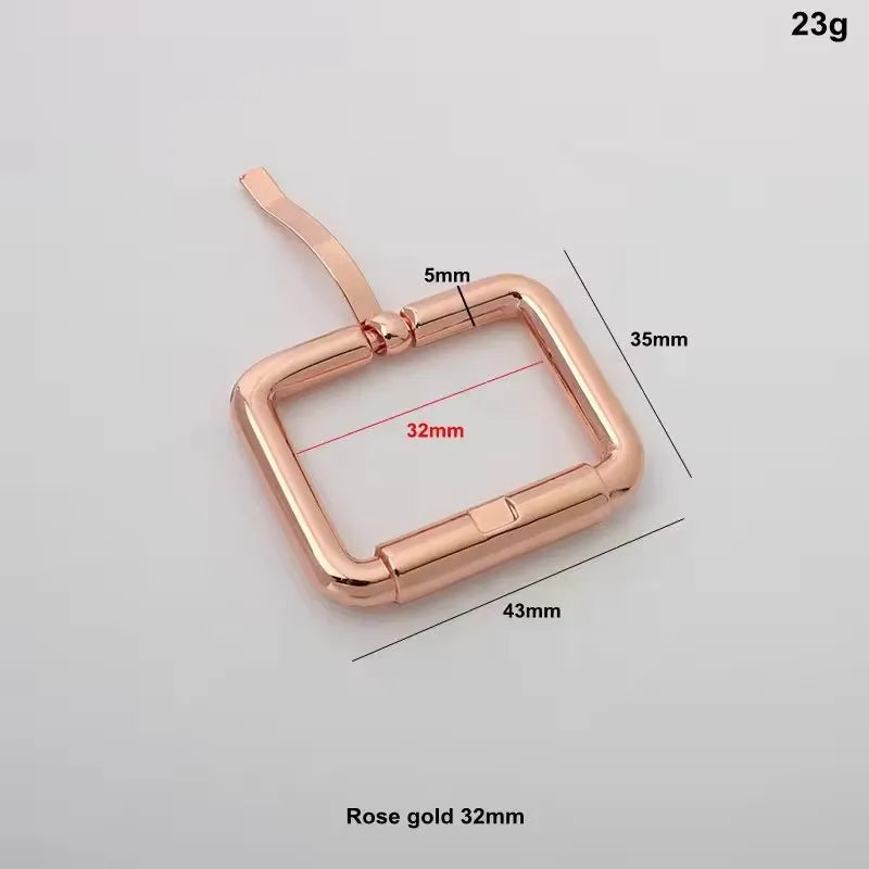 Cheap and High Quality Roller Pin Buckle Luxury Rectangular Pin Belt Buckle Button Handbag Bag Hardware