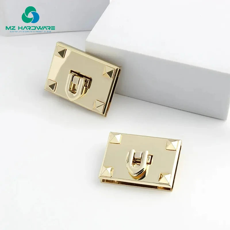After-sales No Worries Metal Locks Bag  for Leather Handbags Purse Bags Totes Closures Snap Clasps DIY Craft Accessories