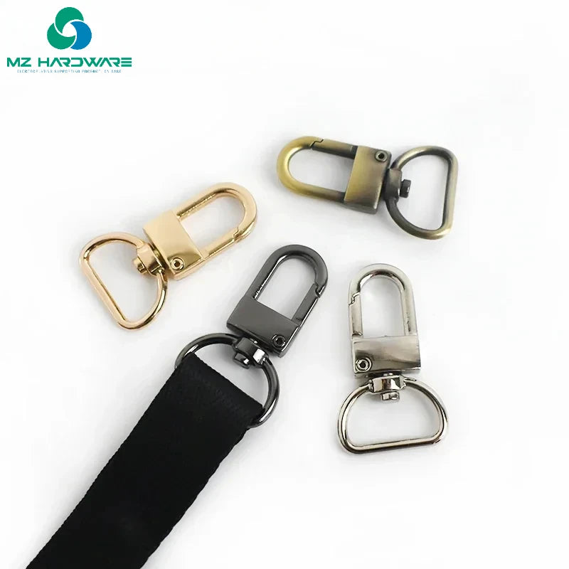 13/16/19mm D Tail Metal Buckles for Bag Strap Webbing Belt Hooks Dog Collar Swivel Lobster Clasp Hanger DIY Hardware Accessories