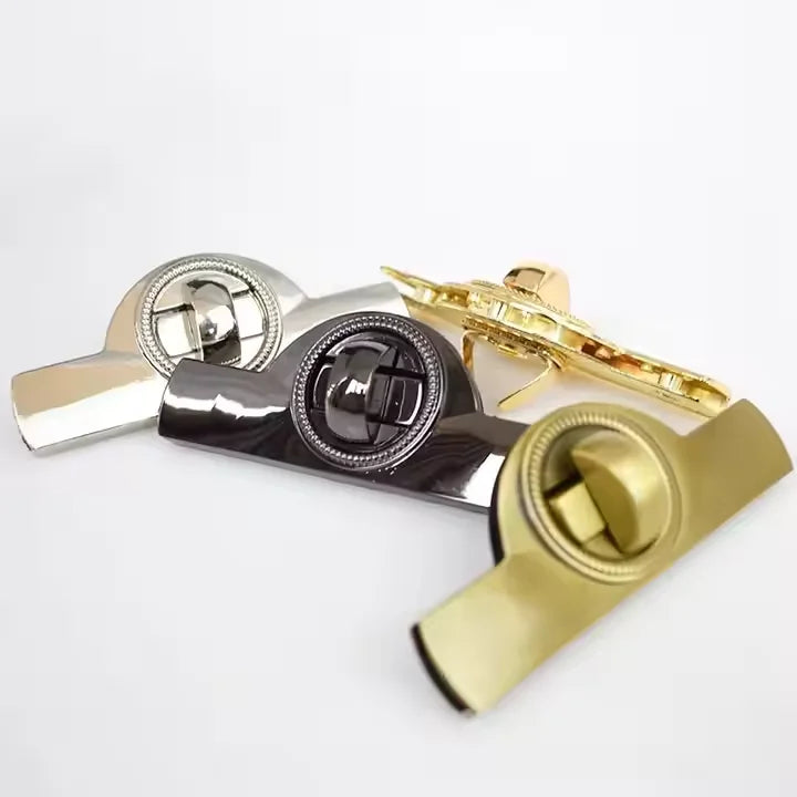 MZ Hardware Four Colors High Quality Hardware Accessories Handbag Locks Twist Turn Locks Clasps Closure Bag Metal Lock