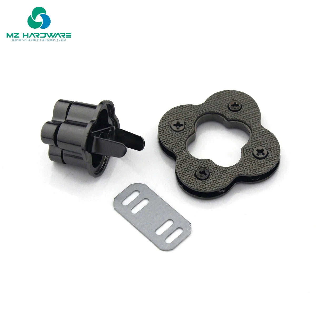 MZhardware Decoration Flower Luggage Hardware Bag Clasp Metal Zinc Alloy Clamp Bag Lock Buckles for DIY Bag Accessories