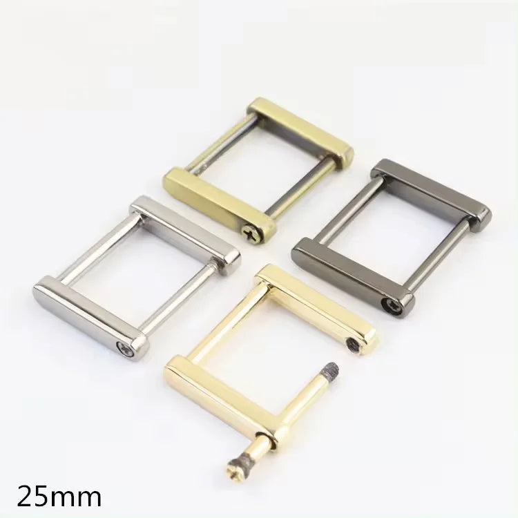 Handbag and Luggage Hardware Accessories Belt Buckles Metal Square Ring Buckle for Handbags