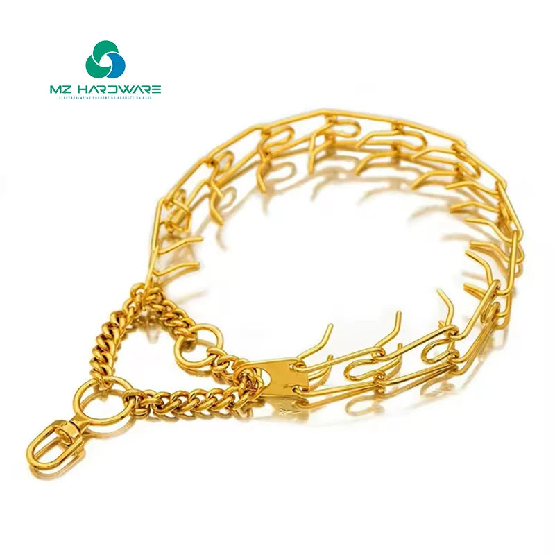 Good Quality Chrome Plated Steel Training Prong Collar for Dog Training Collar Pinch Collar Dog Training