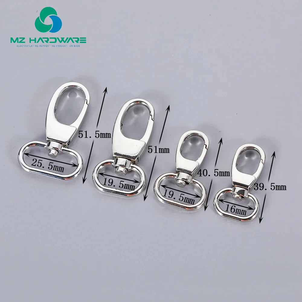 Eco-friendly Rack Plating Metal Alloy Lobster Clasps Swivel Trigger Snap Hook Buckle for Swivel Hooks for Purses