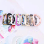 D Ring Buckle Iron Metal Accessories for Bag Making 4.0 Wire Diameter Sustainable and Fashionable Hardware 100 Pieces Per Pack