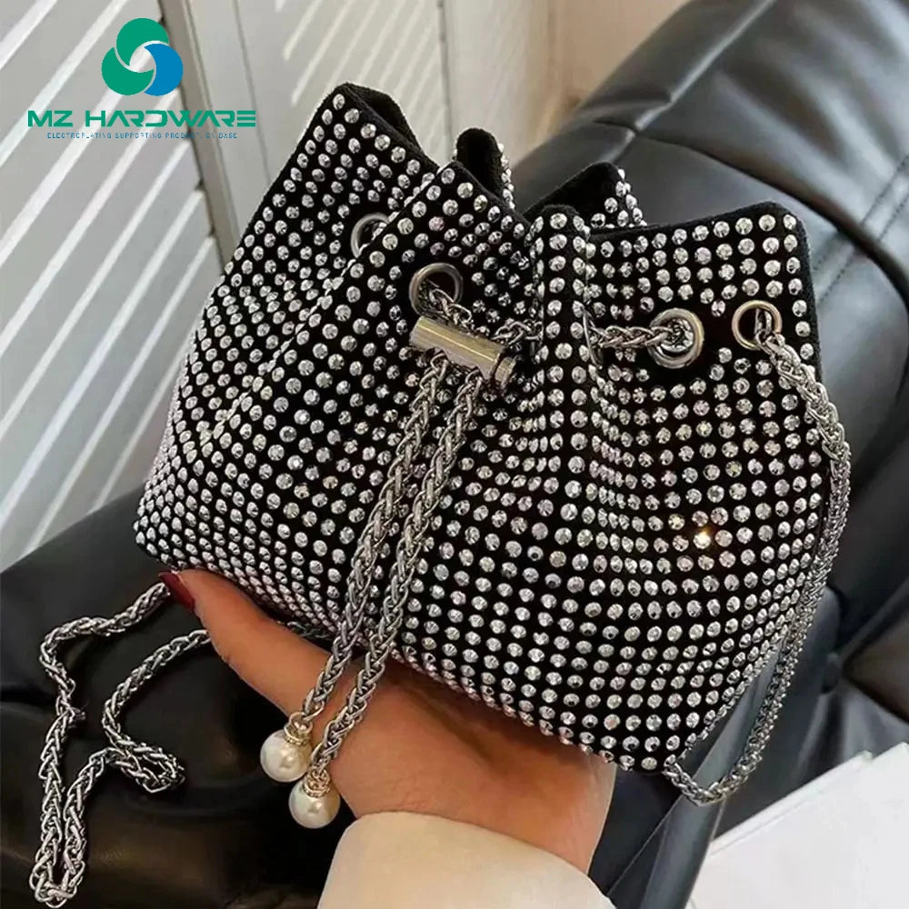 MZhardware Women Gold Metal Handbag Bag Accessory Chain Strap Chains for Jewelry Making Findings Bag Chain Strap